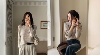 Muốn mặc đẹp với áo len màu trung tính, chị em cứ tham khảo 5 cách mix này