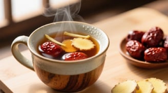 Phụ nữ thường xuyên uống trà gừng táo đỏ, cơ thể có 5 thay đổi bất ngờ