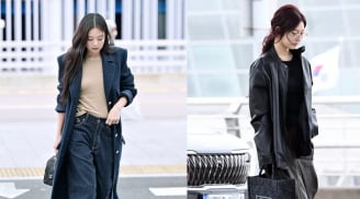 Học lỏm cách mix đồ thời trang sân bay tối giản nhưng vẫn đầy khí chất của sao Hàn