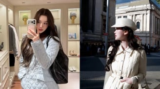 Áo phao chần trám lên ngôi, định hình phong cách tiểu thư mùa lạnh