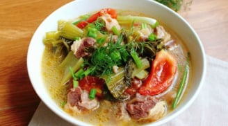 Cách nấu canh dưa thịt bò ngon