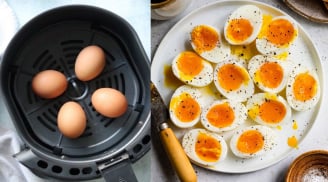 Làm trứng lòng đào dẻo thơm bằng nồi chiên không dầu, đảm bảo thành công nhờ mẹo này