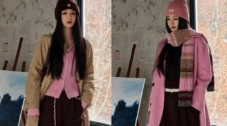 3 nguyên tắc bắt trend phối đồ mùa đông “nâu + hồng”