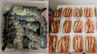 Bảo quản tôm cứ thêm thế này, tôm để cả tháng vẫn chắc ngọt, không bị đen đầu