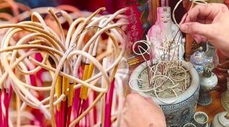 Rút tỉa chân nhang cuối năm: Đừng đợi đến 23 tháng Chạp bát hương dễ bị động