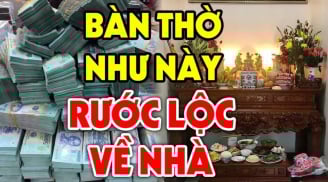 Tổ Tiên linh ứng, 4 dấu hiệu trên bàn thờ báo gia chủ có lộc to