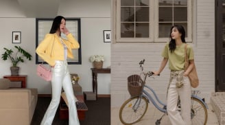 4 kiểu quần trắng “hack” dáng chị em nên có