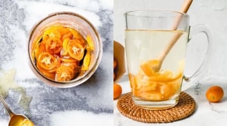 Cách uống nước quất (tắc) mật ong buổi sáng vừa trị ho, tăng đề kháng, vừa đẹp da, giảm cân nhanh