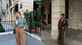 Quần ống rộng – biểu tượng phong cách Pháp hiện đại