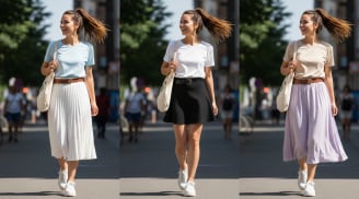 4 mẫu chân váy trẻ trung “ăn gian tuổi” hơn chân váy đen, chị em nên thử sớm