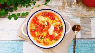 Cách nấu canh trứng cà chua ngon không tanh