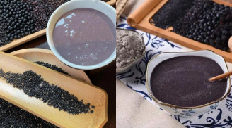 Cách uống nước đậu đen kết hợp với mè đen làm đẹp tóc, U60 tóc đen bóng, không một sợi bạc