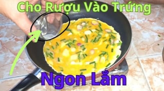Cách rán trứng từ 2 quả thành 4 quả: Nhiều gấp đôi bình thường, ai không biết quá lãng phí