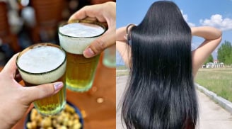 Cách gội đầu bằng bia giúp tóc dày mượt, nhanh dài