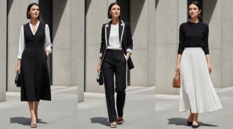 Không cần nhiều đồ, mặc đen – trắng cả tuần vẫn sang nhờ 5 công thức này