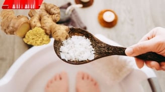 Cách pha nước gừng ngâm chân ấm người, thải độc