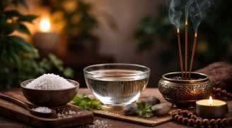 Cuối năm nhớ cách người xưa thường dùng muối, nước, nhang để giải vận xấu, mở lối bình an