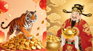 Đúng 0h ngày 1/2, 3 tuổi đón cơn mưa lộc lá, tiền tài rơi trúng nhà