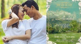 Mỹ Tâm lên tiếng về ảnh thiệp cưới với Mai Tài Phến