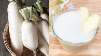 Chuyên gia Nhật chỉ cách uống nước củ cải trắng giảm 6kg, trẻ hóa mạch máu