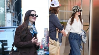 4 công thức diện jeans làm nên dấu ấn phong cách của Anne Hathaway
