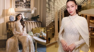 Loạt sao Việt biến hóa áo dài Tết với chất liệu và phom dáng thời thượng