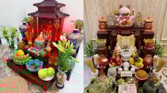 Vì sao ban thờ Thần Tài luôn đặt dưới mặt đất? Nếu treo lên cao thì sao?
