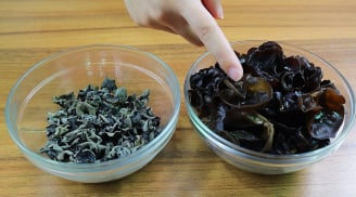 Cách ngâm mộc nhĩ sạch bụi bẩn, nở mềm trong 3 phút