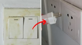 Công tắc điện trong nhà bám bẩn đừng lau bằng nước: Lau bằng thứ này vừa sạch bong lại an toàn