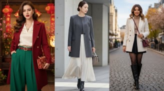 4 công thức mặc áo khoác tôn dáng, giúp outfit Tết trông sang và cao hơn