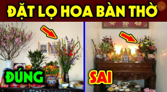 Đặt lọ hoa này lên bàn thờ hút tài lộc: Tiền về như nước lũ, giàu ú ụ