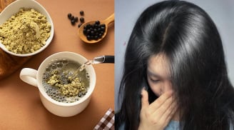 Cách dùng bột đậu đen chống rụng tóc, tóc con mọc lên đen nhánh