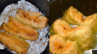 Mẹo rán bánh chưng không dùng dầu mỡ vẫn giòn, ăn không bị ngấy