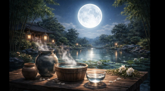 Vì sao người xưa phơi nước dưới ánh trăng rằm tháng Giêng? Ý nghĩa bất ngờ