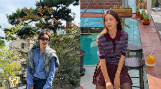 Ở tuổi 49, Chae Jung An vẫn trẻ trung nhờ loạt item tối giản nhưng đầy biến hóa