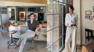 5 kiểu áo “cân đẹp” quần ống rộng trong mùa xuân hè