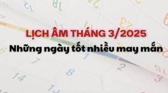 5 ngày may mắn nhất tháng 3: Năng lượng lên cao, Tình - Tiền dễ đạt