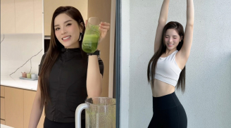 Kỳ Duyên bật mí 2 công thức sinh tố xanh giúp giữ dáng và làm nhẹ bụng