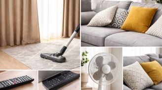  
5 món đồ trong nhà tưởng vô hại nhưng âm thầm tích bụi bẩn, nhiều gia đình không để ý