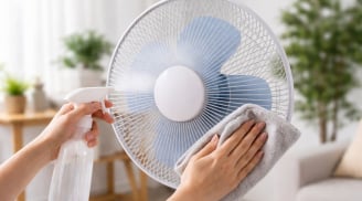 6 mẹo làm sạch quạt điện không cần tháo khung, bụi bay ra ngoài chỉ sau vài phút