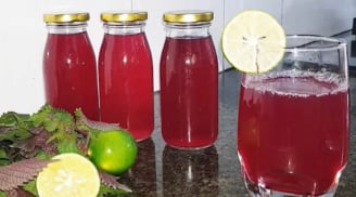 5 người tuyệt đối không nên uống nước lá tía tô