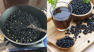 6 lý do nên uống nước đậu đen rang