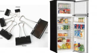 Nhiều người đặt một chiếc kẹp giấy trong tủ lạnh rồi mới thấy tiện lợi bất ngờ