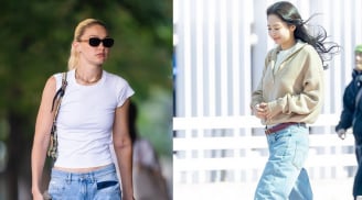 Quần jeans cạp trễ quay lại đường đua thời trang năm 2026