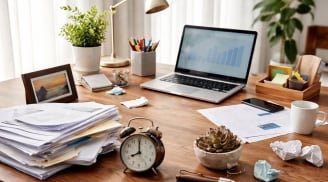 3 thứ tuyệt đối không nên để trên bàn làm việc: Tưởng vô hại nhưng dễ “khóa” tài vận