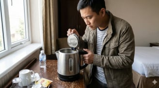 Ấm đun nước trong phòng khách sạn có thật sự sạch? Nhiều người bắt đầu kiểm tra trước khi dùng