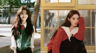 Chỉ cần áo dệt kim và chân váy: công thức mặc đẹp nhẹ nhàng mà cuốn hút mùa xuân