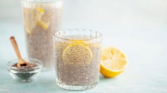Cách uống nước chanh hạt chia giúp tiêu mỡ, giảm cân nhanh, không hại dạ dày