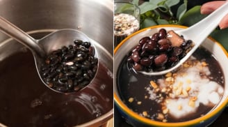 Mẹo nấu chè đỗ đen 10 phút là hạt mềm nhừ, không cần nồi áp suất