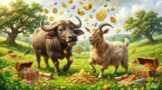 3 con giáp phúc khí đầy mình, ung dung nằm trên đống vàng hưởng phú quý